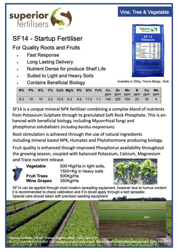 SF14 Startup Fertilizer
